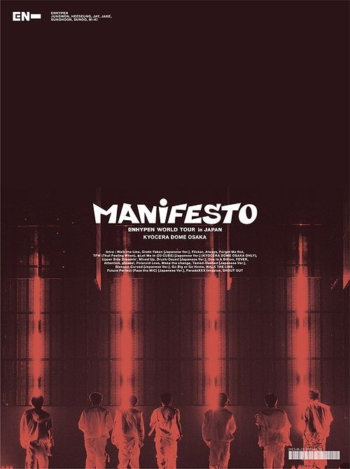 YESASIA : ENHYPEN World Tour 'Manifesto' In Japan Kyocera Dome