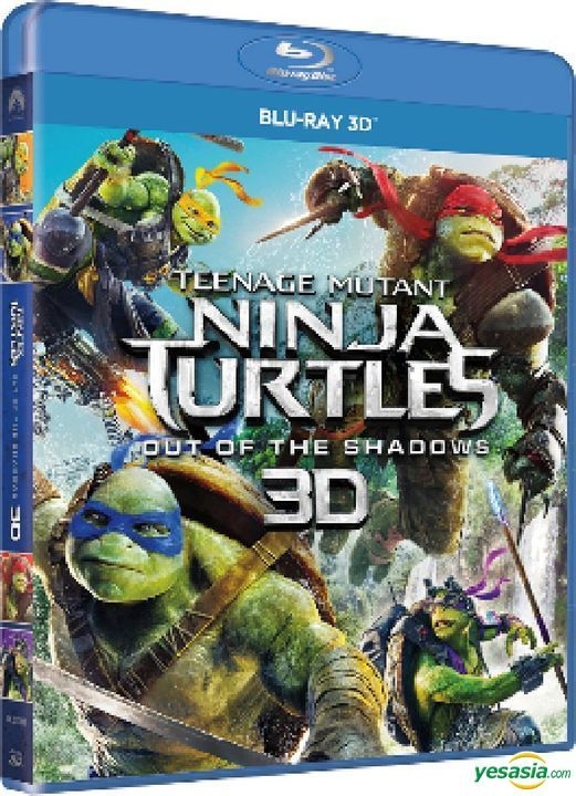 3D Blu-ray Teenage Mutant Ninja Turtles 北米版