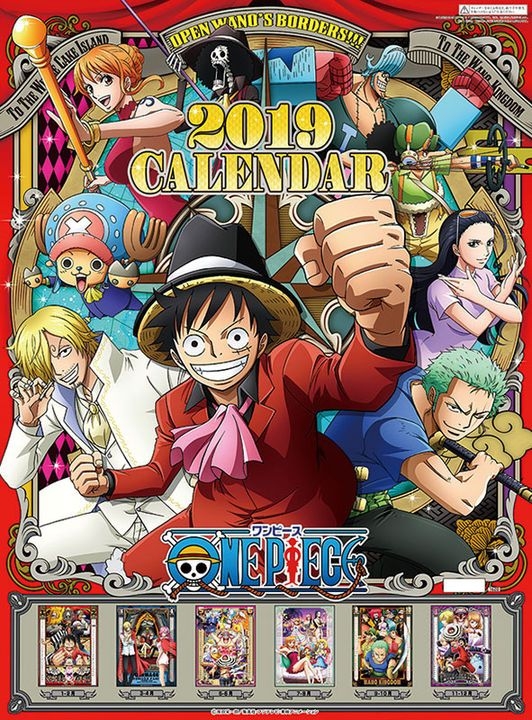 Calendário 2024 One Piece Anime