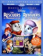 YESASIA: The Rescuers (Blu-ray + DVD Combo) (35th Anniversary Edition ...