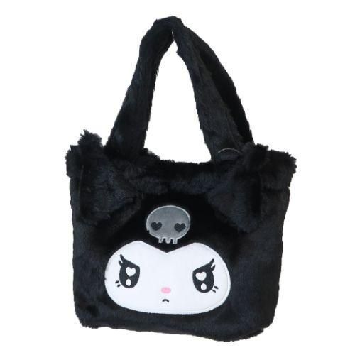 YESASIA: Kuromi Fluffy Hand Bag - Yasuda - Lifestyle & Gifts - Free ...