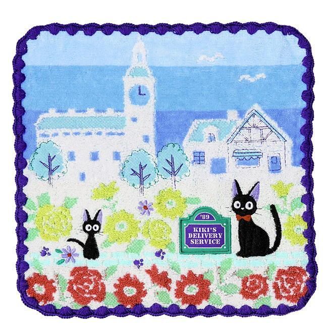 YESASIA Kiki's Delivery Service Hand Towel (25×25cm) (Blue Sky) Marushin Lifestyle & Gifts