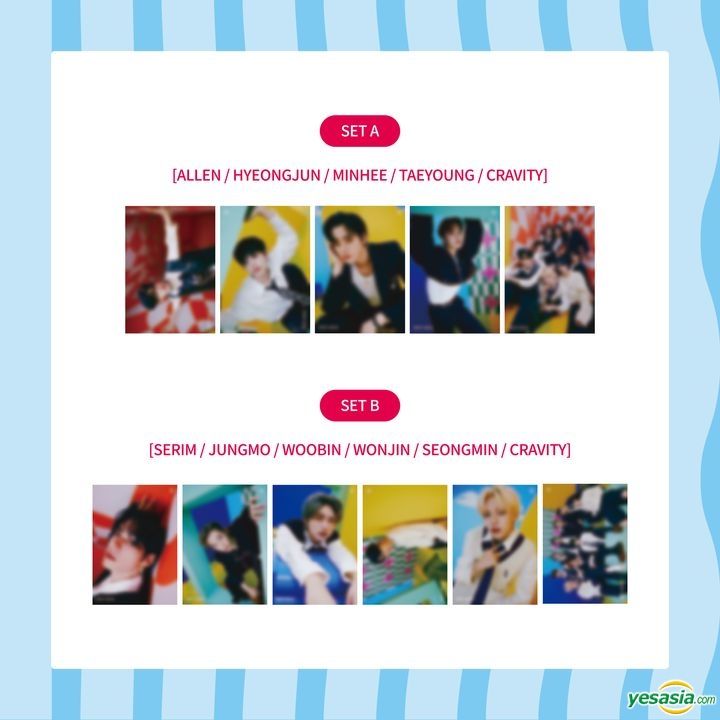 YESASIA: CRAVITY 'NEW WAVE' Official Goods - Mini Poster (Set B) PHOTO ...