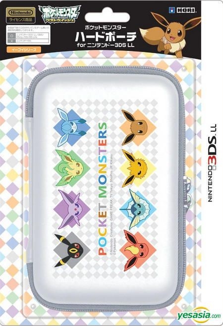 YESASIA: 3DS LL HORI Pocket Monster Hard Pouch for Nintendo 3DS LL 