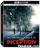 Inception (2010) (4K Ultra HD + Blu-ray + Bonus Blu-ray) (3-Disc Steelbook UCE Edition) (Taiwan Version)