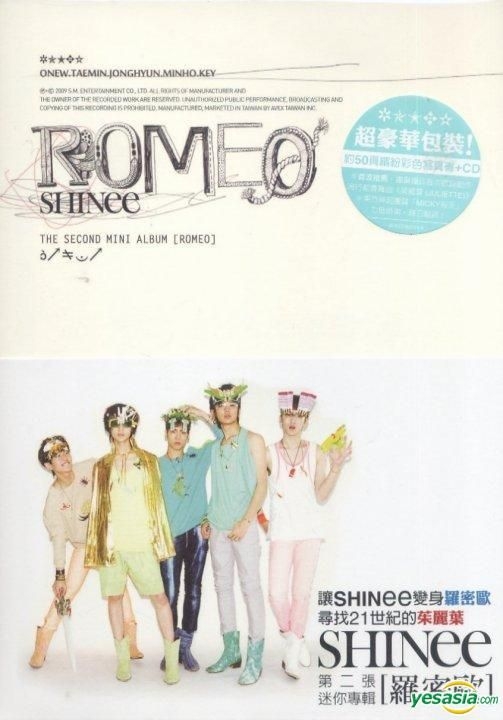 YESASIA: SHINee 2nd Mini Album - Romeo (Taiwan Version) CD ...