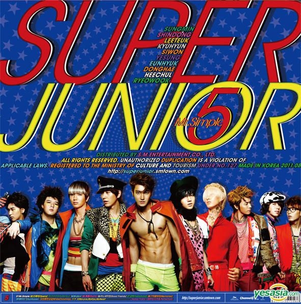 YESASIA: Super Junior Vol. 5 - Mr. Simple (Type A) CD - Super 