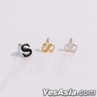 Infinite : Kim Sung Kyu Style - S-line Earring (Silver)