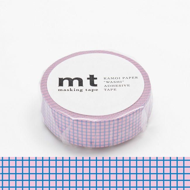 YESASIA: mt マスキングテープ : mt 1P 方眼・ブルーonさくら