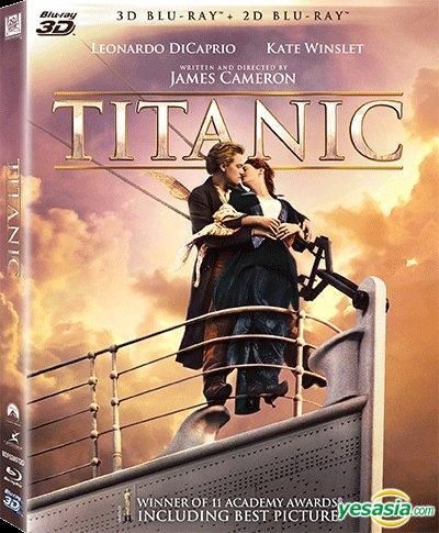 YESASIA: Titanic (1997) (4-Blu-ray) (2D + 3D) (Hong Kong Version) Blu-ray -  Leonardo DiCaprio, Kate Winslet, 20th Century Fox - Western / World Movies  & Videos - Free Shipping - North America Site