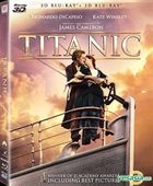 鐵達尼號 (1997) (4-Blu-ray) (2D + 3D) (香港版) 