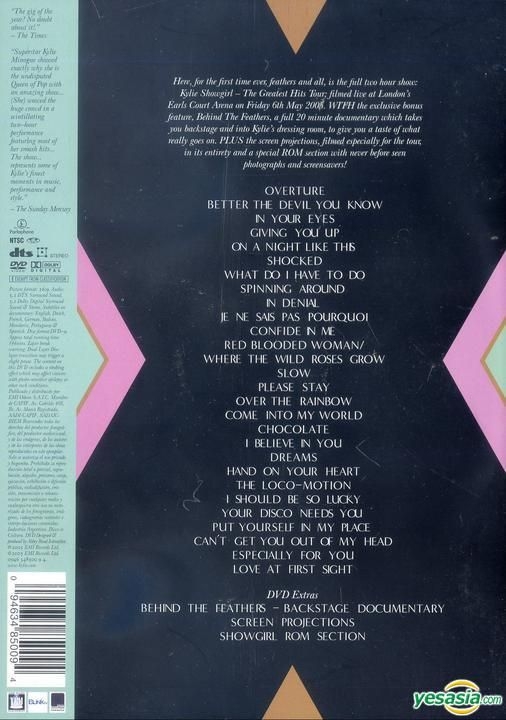 YESASIA Kylie Minogue Showgirl (DVD) (US Version) DVD Kylie