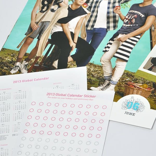 YESASIA SHINee 2013 Wall Calendar MALE STARS,GROUPS,PHOTO/POSTER
