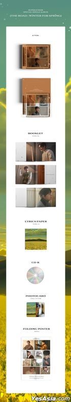 Super Junior Special Single Album - The Road: Winter for Spring (First Press Limited Edition) (A Version)