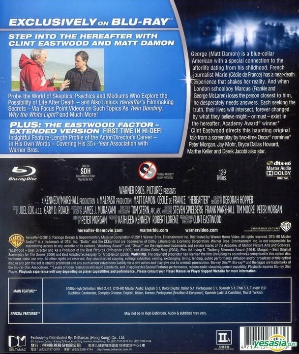 YESASIA: Hereafter (2010) (Blu-ray) (Hong Kong Version) Blu-ray - Matt ...