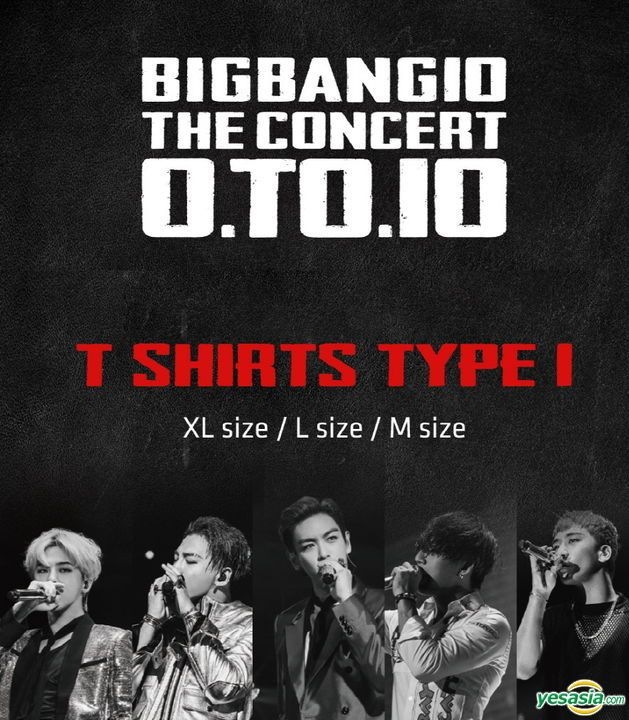 YESASIA: BIGBANG10 THE CONCERT: 0.TO.10 Official Goods - T-Shirt