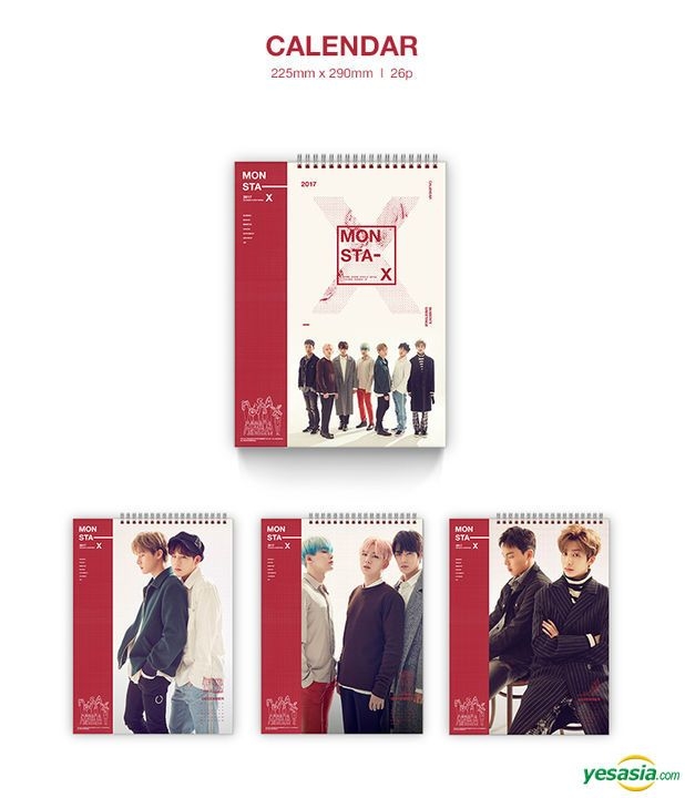 YESASIA: Monsta X 2017 Season's Greetings CALENDAR,GIFTS,GROUPS 