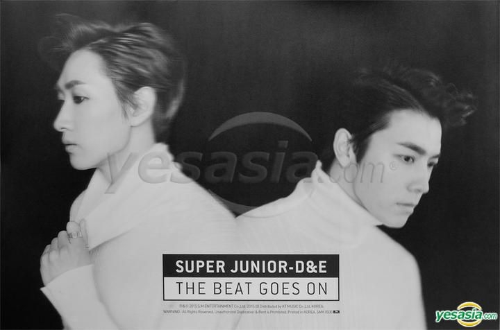YESASIA : Super Junior-DE - The Beat Goes On + 1 Random Poster in Tube  鐳射唱片- Super Junior, 銀赫(Super Junior), SM Entertainment - 韓語音樂- 郵費全免