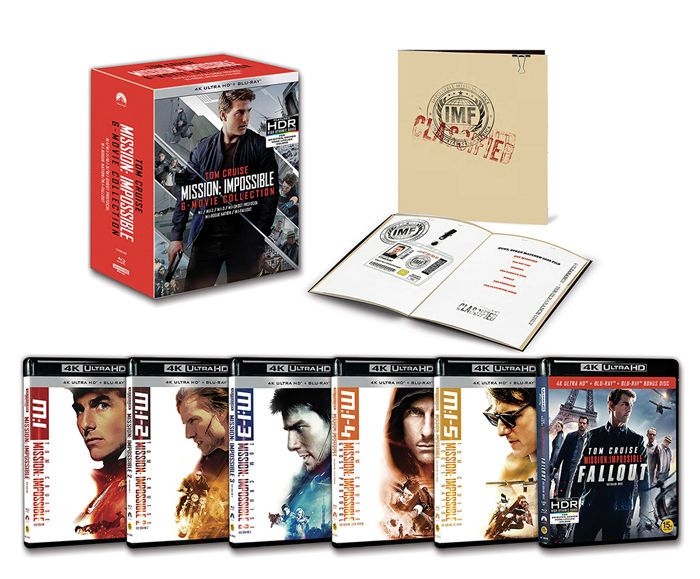 YESASIA: Mission: Impossible 6-Movie Collection (4K Ultra HD + Blu