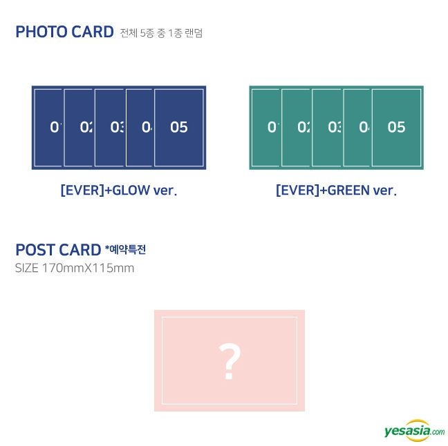 Yesasia Jeong Se Woon Mini Album Vol 1 Part 1 Ever Glow Version