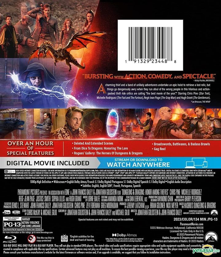 YESASIA Image Gallery Dungeons & Dragons Honor Among Thieves (2023