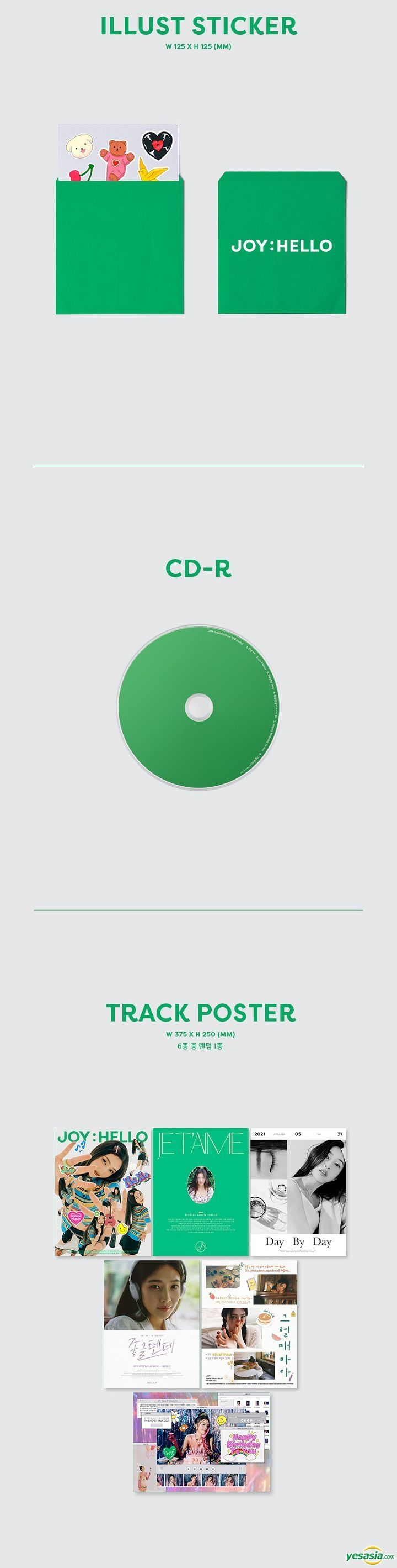 YESASIA Red Velvet Joy Special Album Hello (Case Version) CD Joy