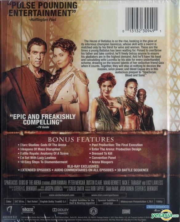 YESASIA: Spartacus: Gods of the Arena (2011) (Blu-ray) (US Version