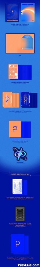 TREASURE Mini Album Vol. 2 - THE SECOND STEP : CHAPTER TWO (Photobook Version) (DEEP BLUE Version)