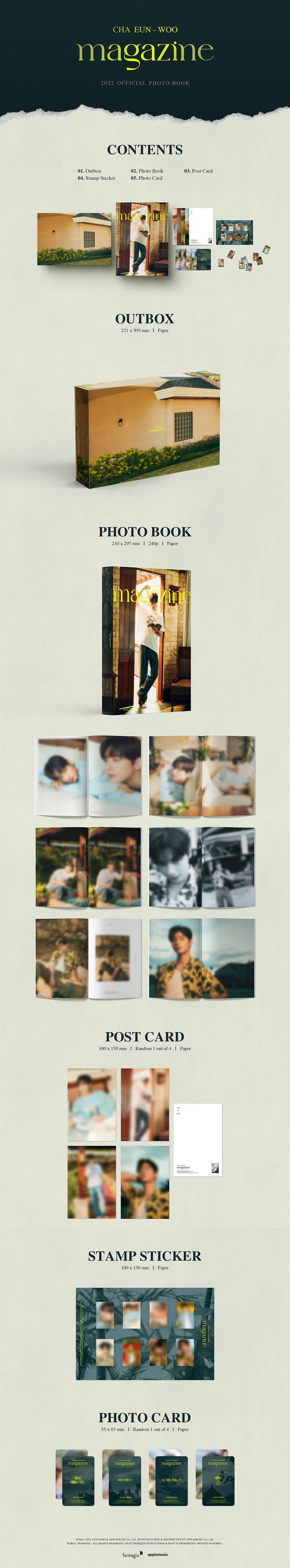 ASTRO - Cha Eunwoo 2022 Photobook 'MAGAZINE' Making Film [ENG SUB] : r/kpop