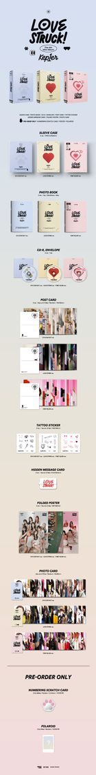 Kep1er Mini Album Vol. 4 - LOVESTRUCK! (Eye Contact + Love Strike + First Blush Version)