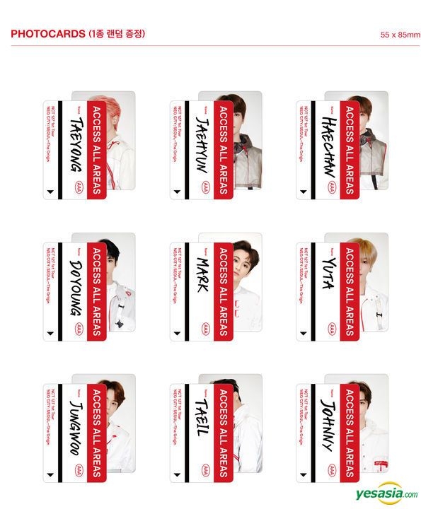 NCT127 NEOCITY The Origin マーク トレカ