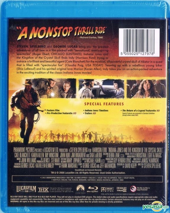 Indiana Jones and the Kingdom of the Crystal Skull [SteelBook] [Digital  Copy] [4K Ultra Blu-ray] [2008] - Best Buy