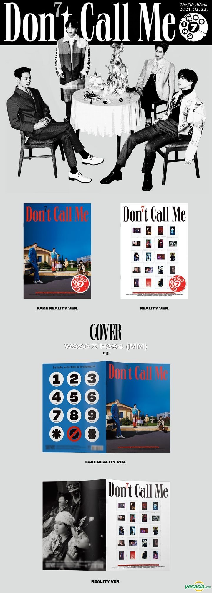 YESASIA: SHINee Vol. 7 - Don't Call Me (PhotoBook Version) (FAKE