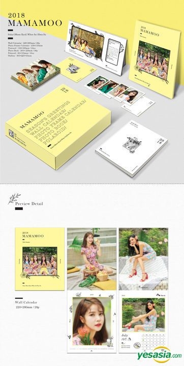 YESASIA: 2018 Mamamoo Season's Greetings 女性アーティスト,写真集