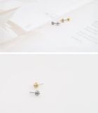 EXO Style - Twinkle Cone Earrings (Large / Silver)