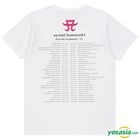 ayumi hamasaki 『Just the beginning -20- TOUR 2017』 Goods Vol.3 - T-Shirt (WHITE・L)