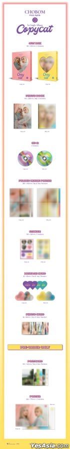 Apink : ChoBom Single Album Vol. 1 - Copycat (Kitty Version) + Poster in Tube (Kitty Version)