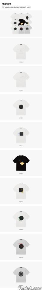 AKMU 'Beyond Freedom' X Sopooom T-shirt (Design 7) (White) (Medium)