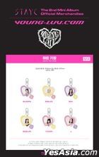 STAYC 'YOUNG-LUV.COM' Official Goods - Heart Key Ring (Isa)