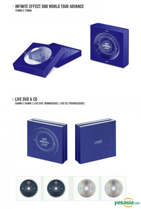 美品 INFINITE EFFECT ADVANCE LIVE 2DVD 2CD YESASIA: Infinite Effect Advance Live (2DVD + 2CD +