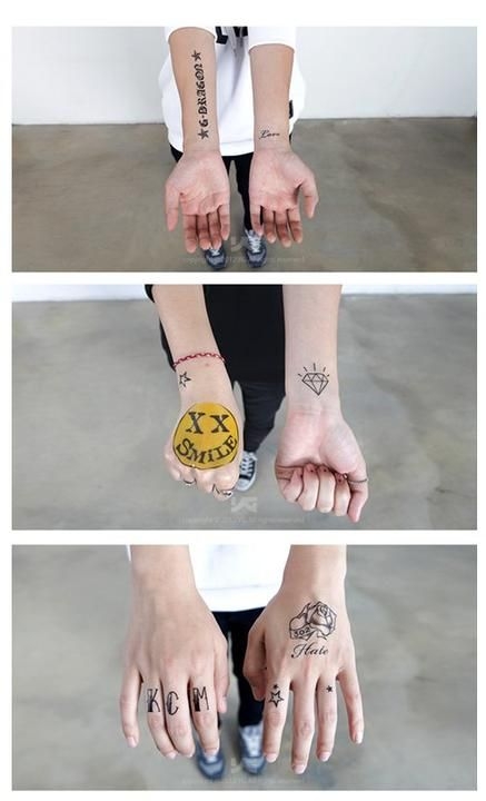 G-Dragon Neck Tattoo Sticker