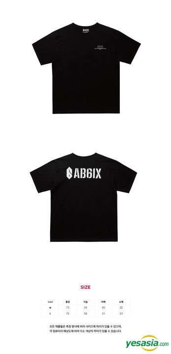 YESASIA: AB6IX - AB-SOLUTE 6IX T-shirt (Black) (Large) ギフト,写真 