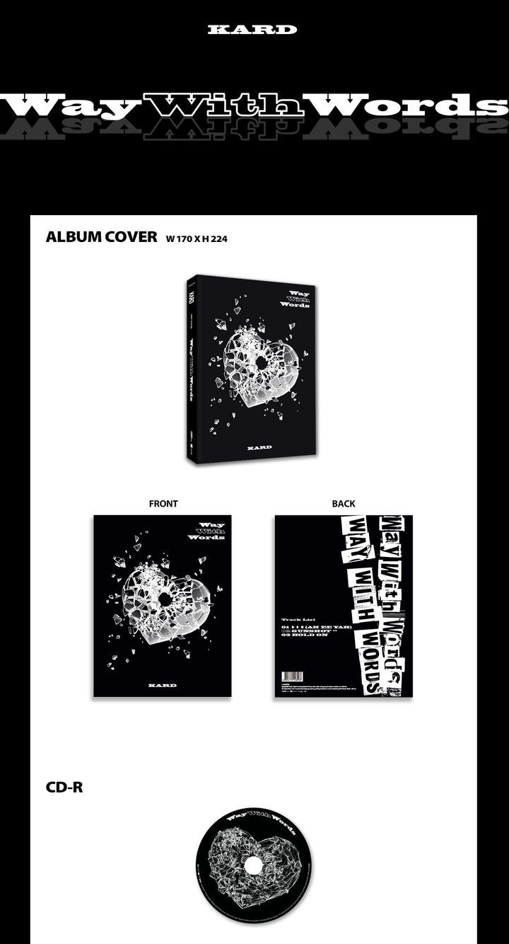 YESASIA: Image Gallery - KARD Single Album Vol. 1 - Way With Words