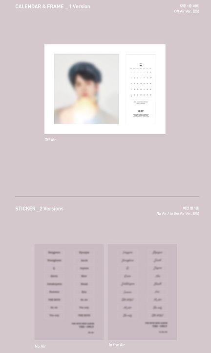Kakao M The Boyz CD+Photocard+Film Frame+Sticker+Folded Poster The ONLY No Air ver. 3rd Mini Album 