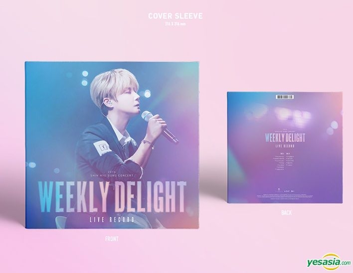 K-POP・アジア SHIN HYE SUNG 2016 CONCERT YESASIA: Shin Hye Sung - 2016 Shin Hye Sung Concert Weekly Delight