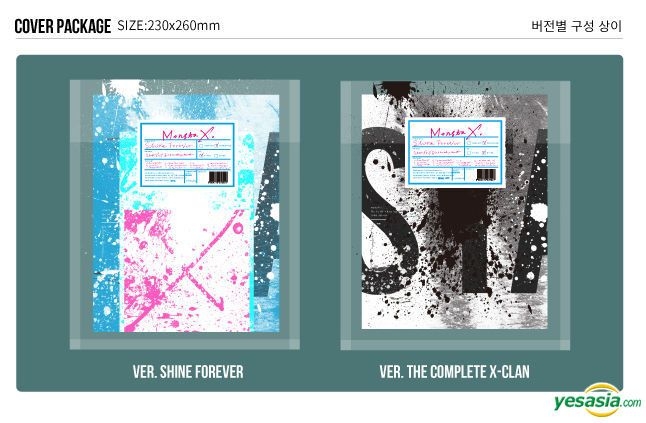 YESASIA: Image Gallery - Monsta X Vol. 1 Repackage - Shine