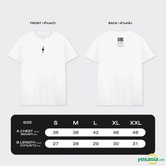 YESASIA: Side By Side Bright Win Concert - T-Shirt (Size M 