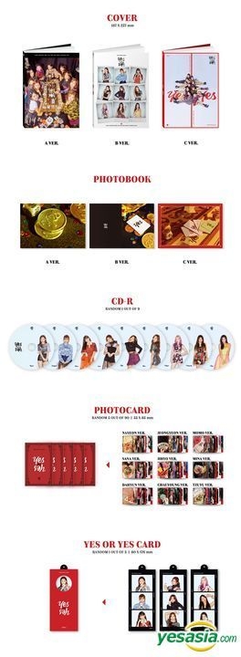 TWICE YES OR YES 6TH MINI ALBUM