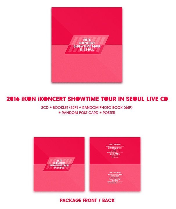 YESASIA: iKON - 2016 iKONCERT Showtime Tour in Seoul Live CD (2CD