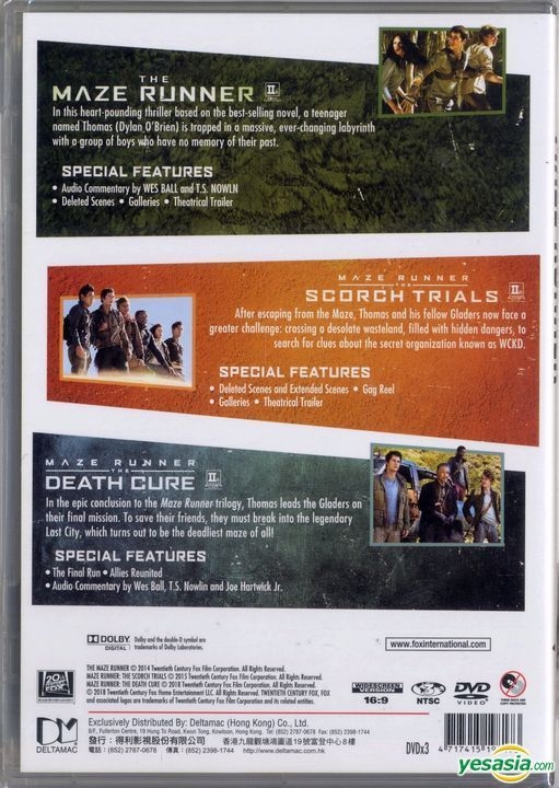 Maze Runner Trilogy (DVD)